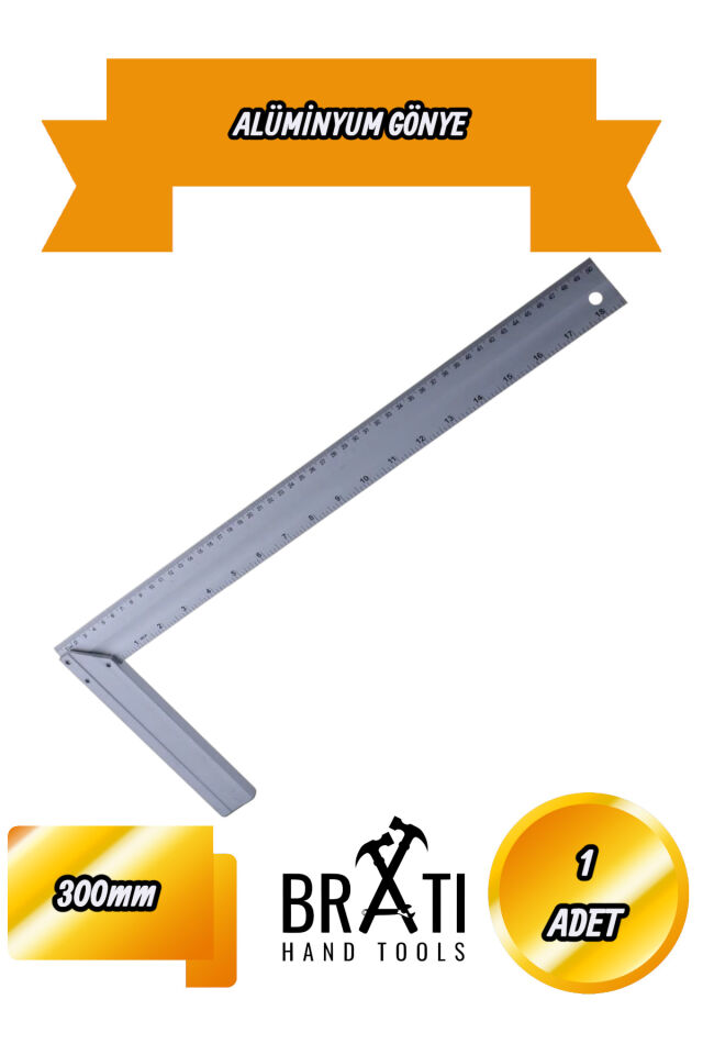 300Mm Alüminyum Gönye 30 Cm Marangoz Gönye