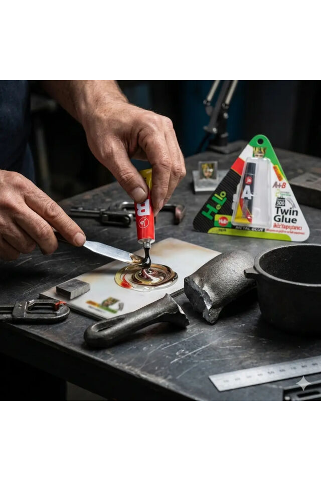 Süper Metal Demir Plastik Taş Seramik Yapıştırıcı Çelik Yapıştırıcı 14Gr HL Glue