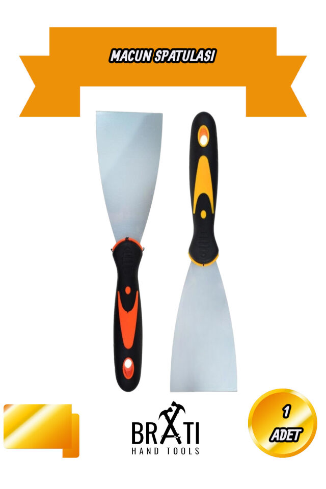 Profesyonel Macun Spatulası 12,5 Cm Dayanıklı Esnek Yapı Tamir Sıva Alçı Yüzey Düzeltme Aleti 125 Mm