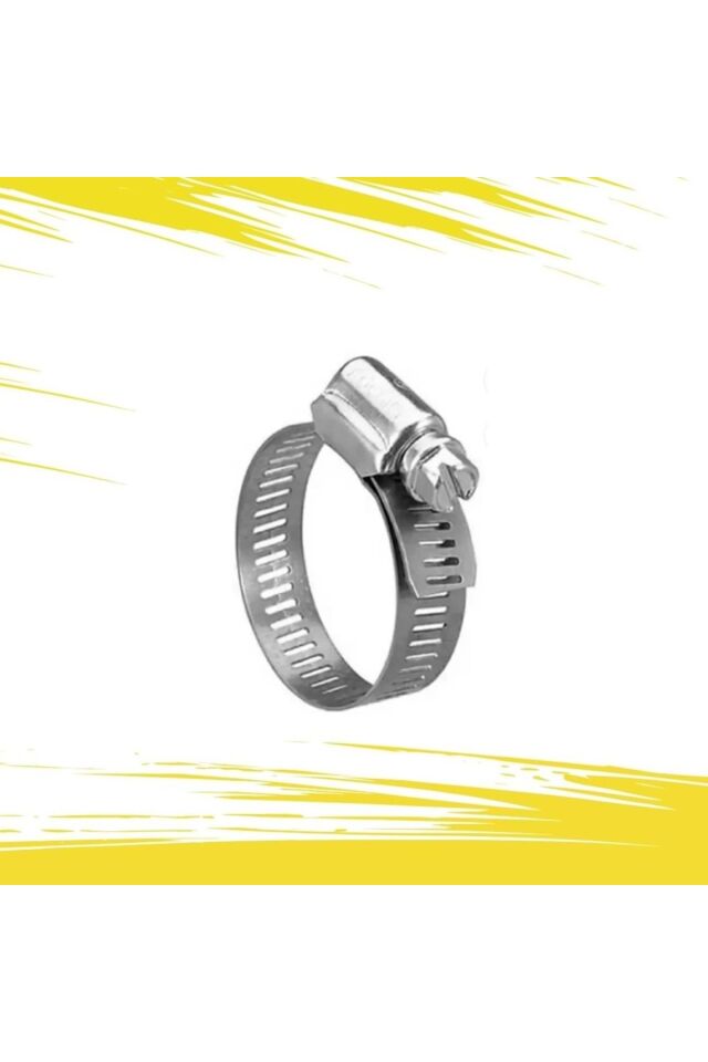 Hortum Kelepçesi Tork Ayarlı 25x42 mm Galveniz Kaplama Boru Metal Kelepçe Ayarlanabilir Klips 10 ADET
