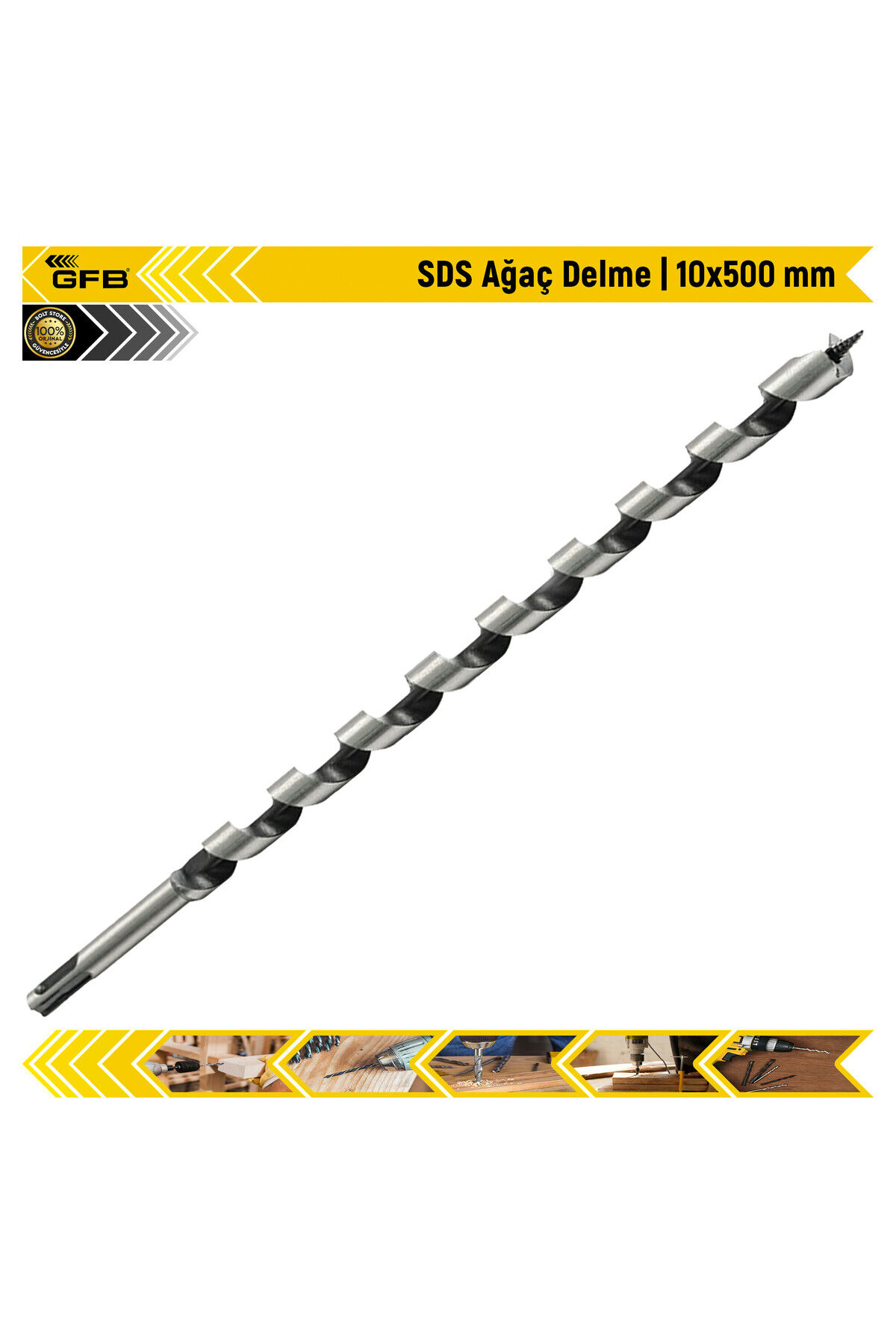 SDS Ağaç Delme | 10x500 mm