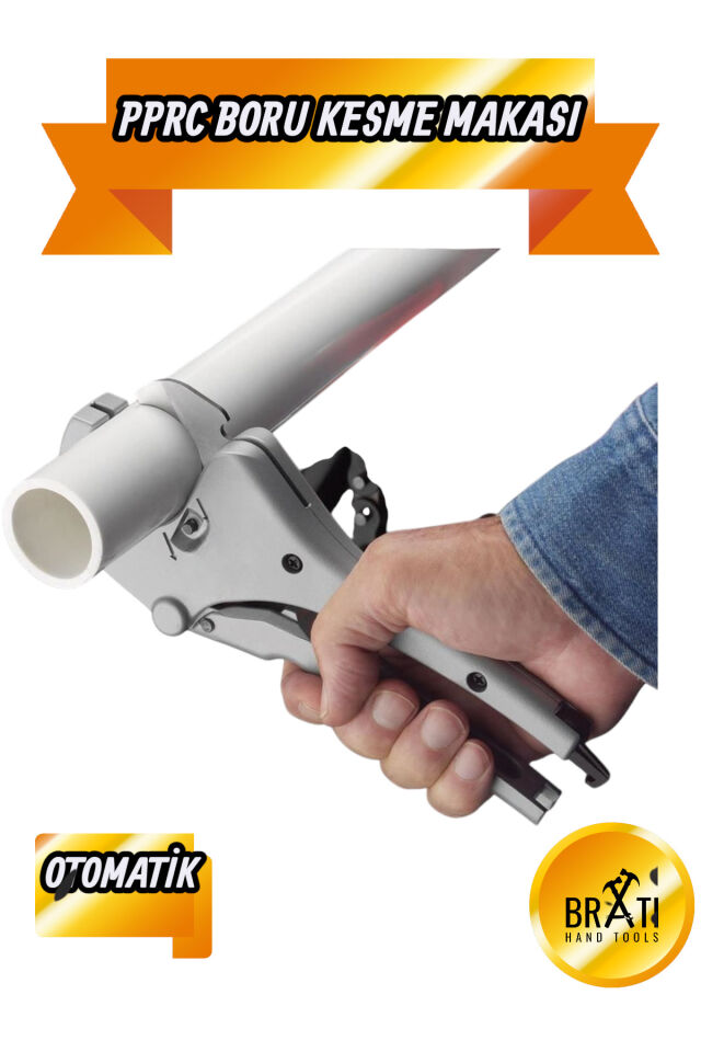 Pprc Plastik Boru Kesme Makası Otomatik 42 Mm Pvc Boru Kesme Makası