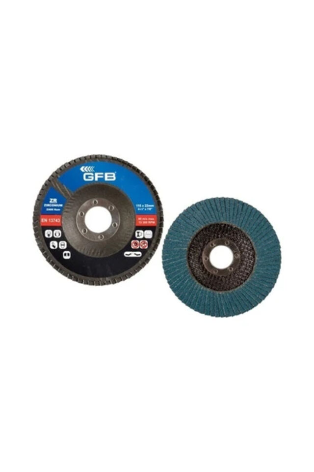 2322 Zirkonyum Flap Disk Zımpara 115 x 60 mm - 10 Adet