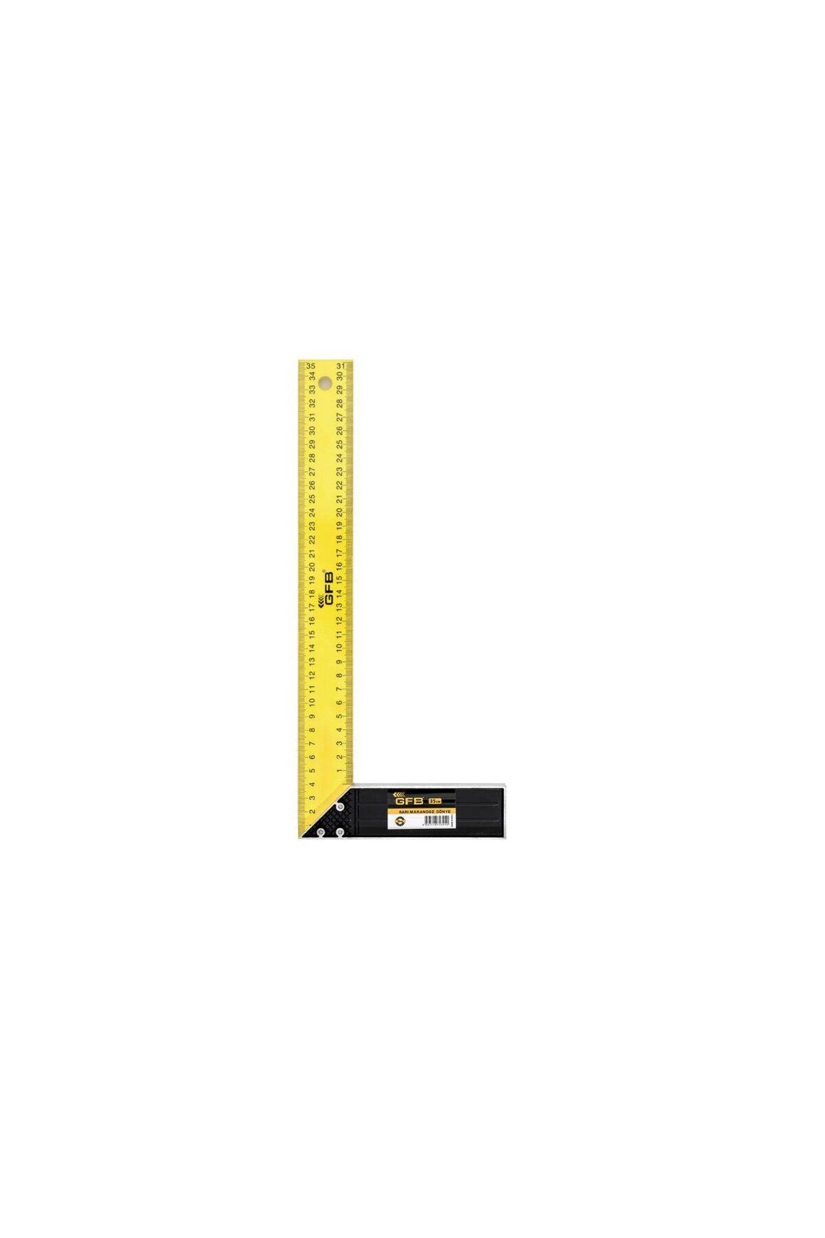 5542 Marangoz Gönye Sarı 35 cm