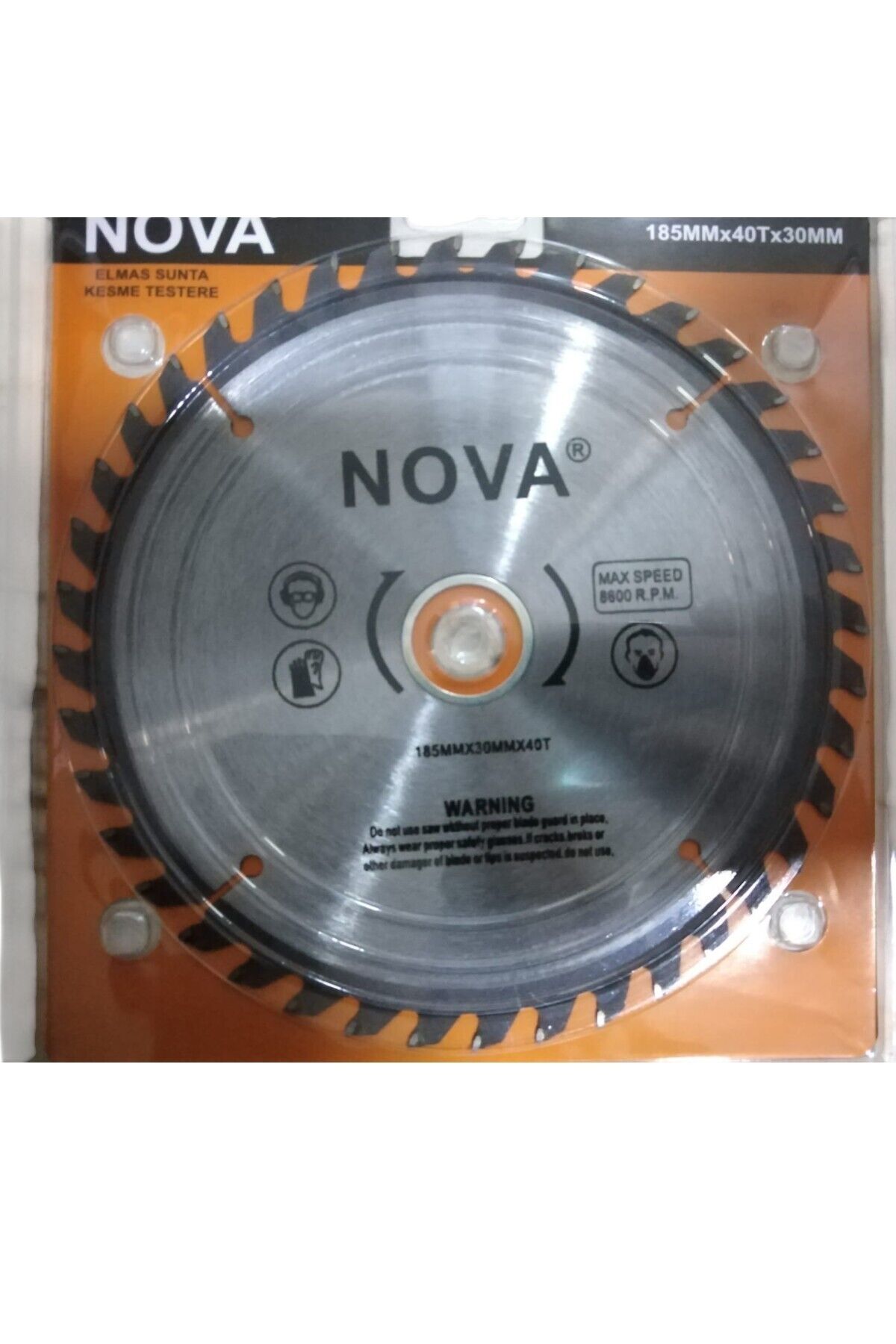 Elmas Sunta Kesme Testere 185mm X 40T X 30mm