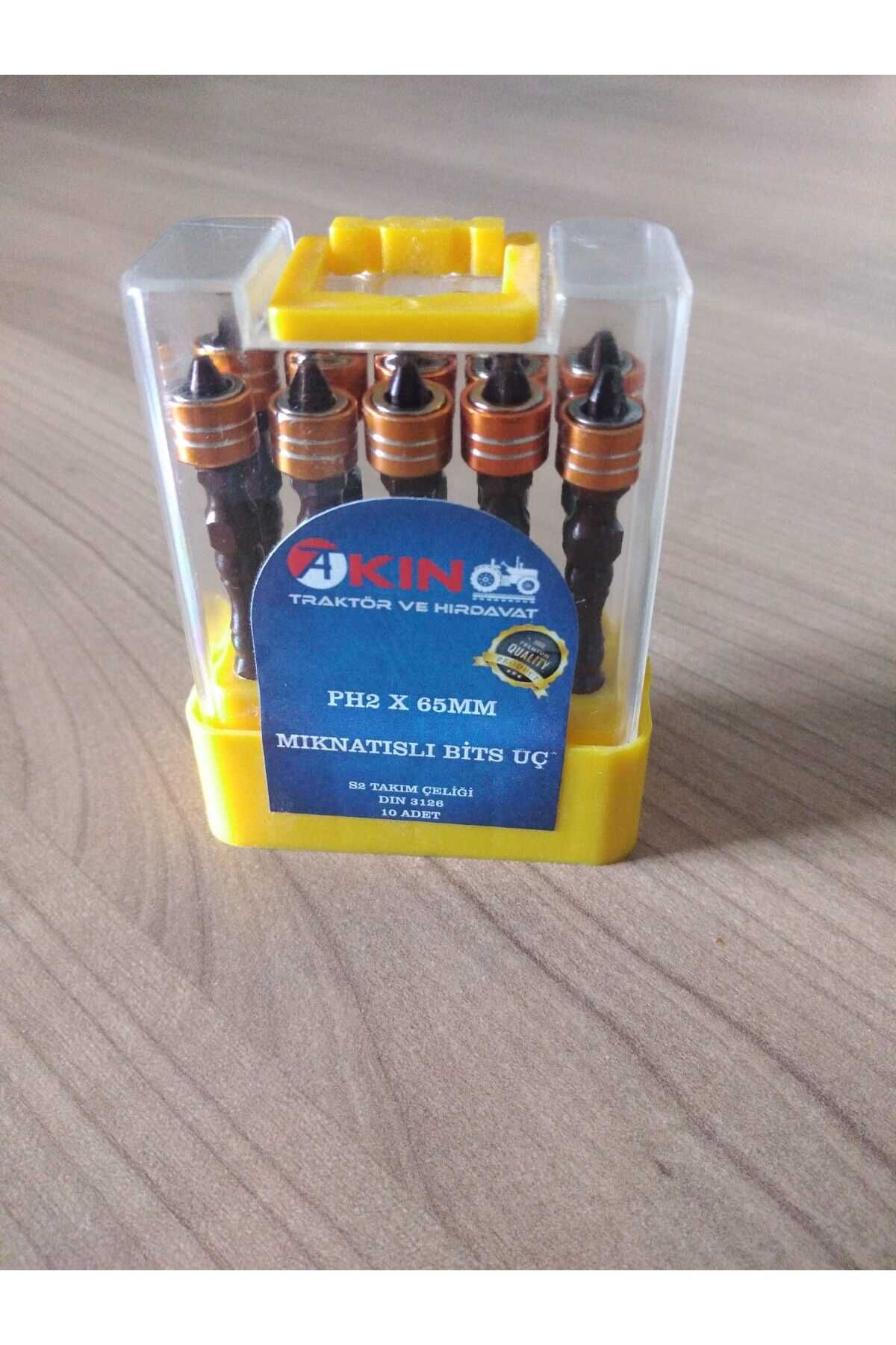 İki Yönlü 10'lu Mıknatıslı Bits Uç PH2 X 65Mm
