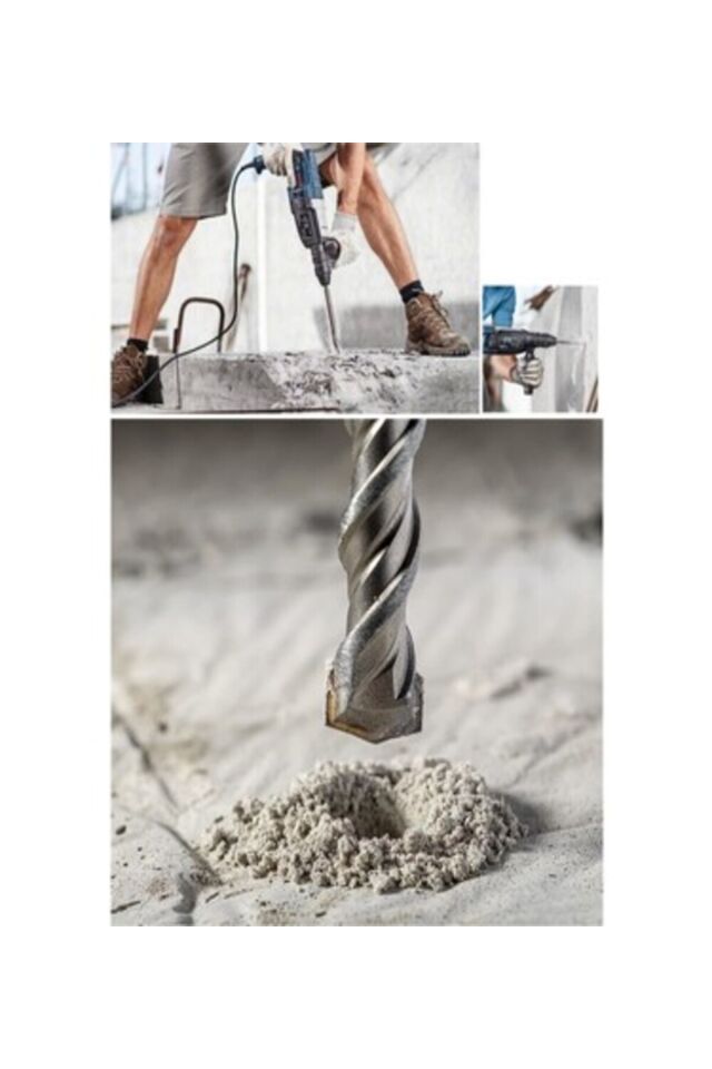 7X160 SDS Plus 2 Kanallı Duvar ve Beton Delme Matkap Ucu