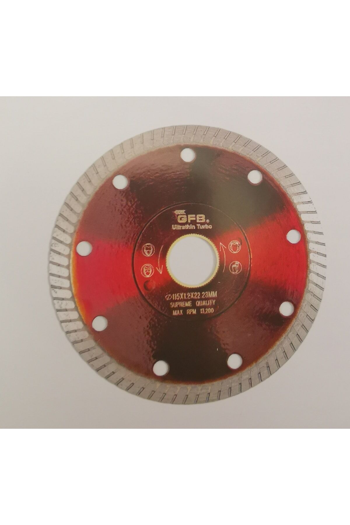 Hassas Kesim Ince Turbo Elmas Seramik - Fayans Kesici 115×1,2 mm